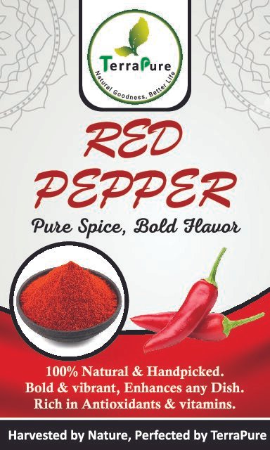 Red Pepper | 100 % Organic